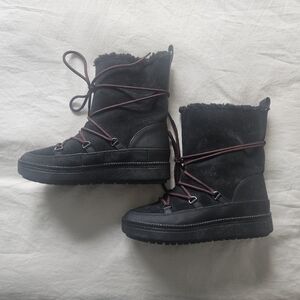 Cole Haan Cloudfeel Grandseries Waterproof Women's Size 7 Black Winter Boots